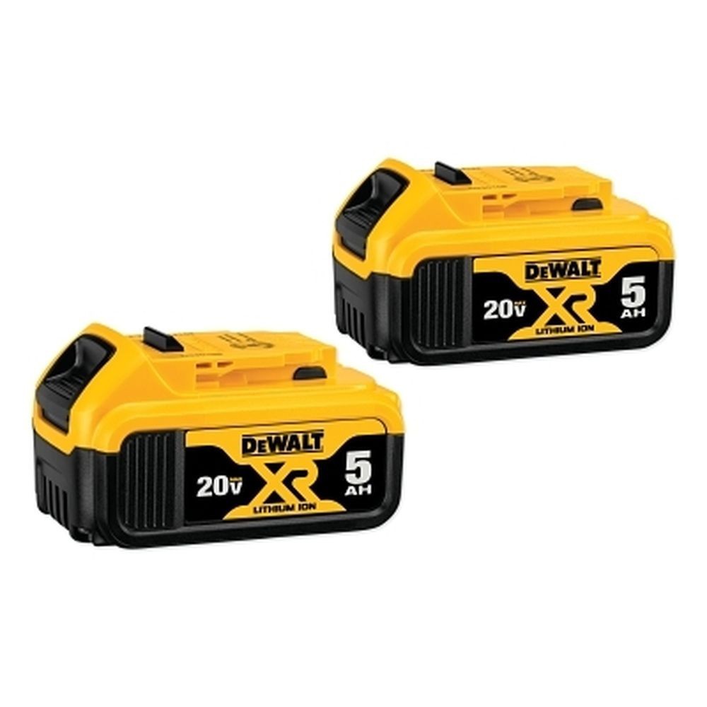 NEW (DCB205-2) DeWalt 20V MAX 5.0Ah Lithium-Ion Battery 2-Pack of DCB205