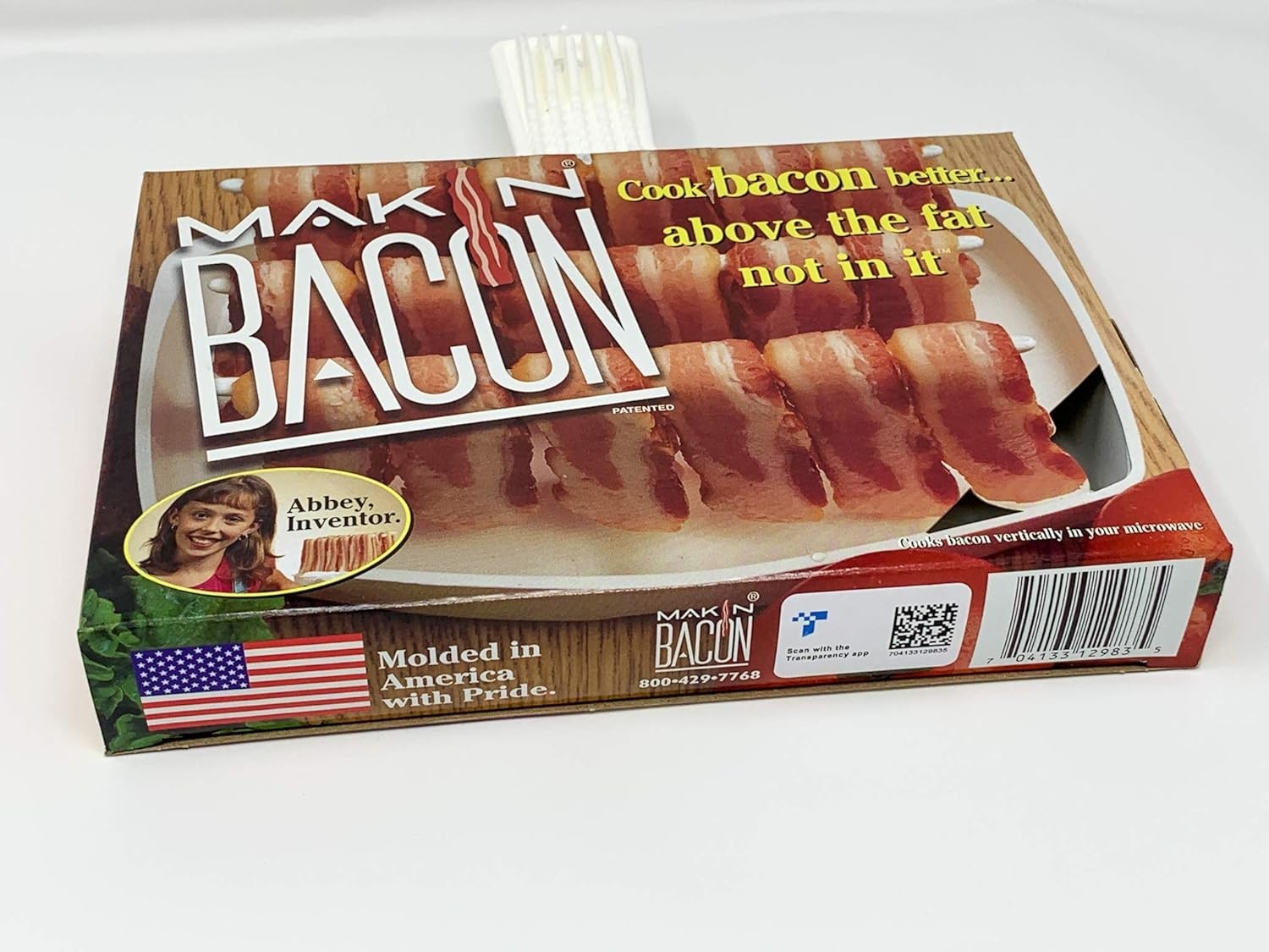 Health-Conscious Cooking with Microwave Bacon Dish: 1.0 Count, Dishwasher Safe