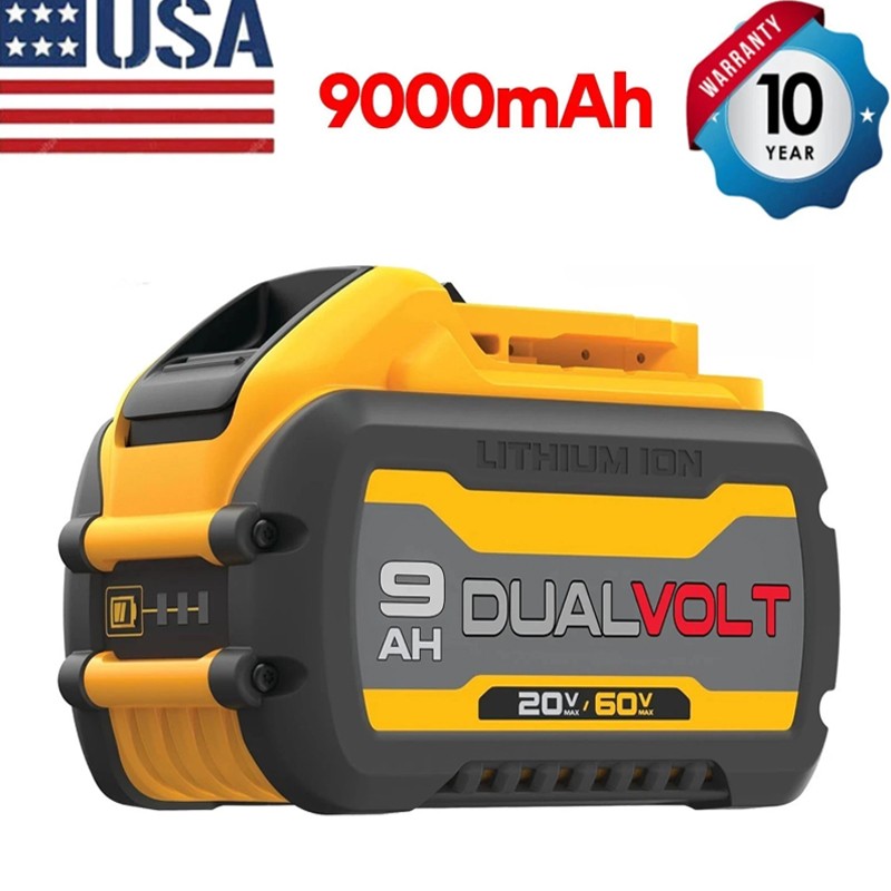 9.0AH DCB609-2 For DEWALT DCB612 20V/60V MAX FLEXVOLT 9 Ah Li-Ion Battery PACK