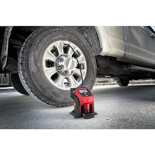 Milwaukee 2475-20 M12 Compact Inflator Cordless 12V Tire Air Compressor Tool