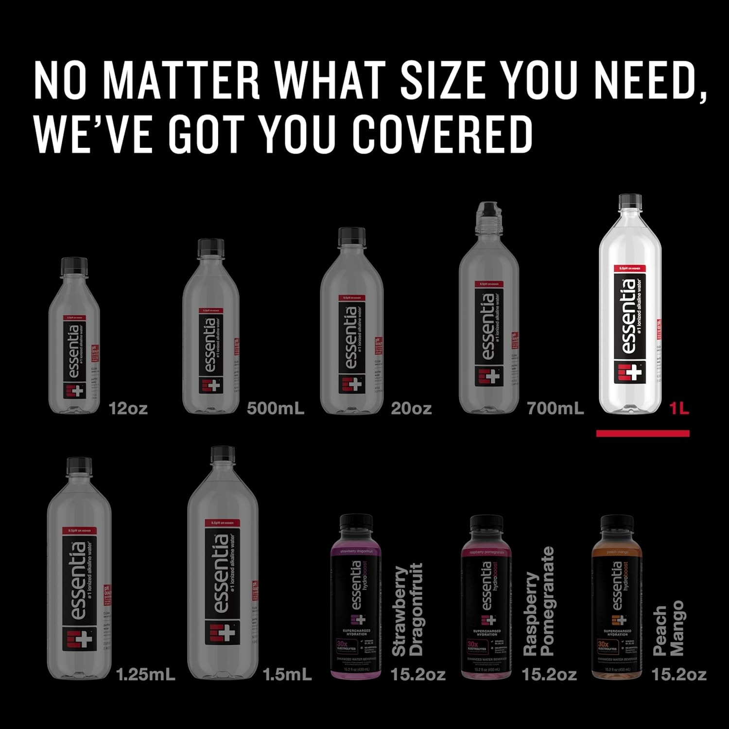 Essentia Water Bottled, Ionized Alkaline Water:99.9% Pure, Infused With Electrol
