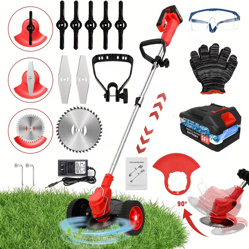 Grass String Trimmer Weed Eater Lawn Edger Weed Wacker Field Mower