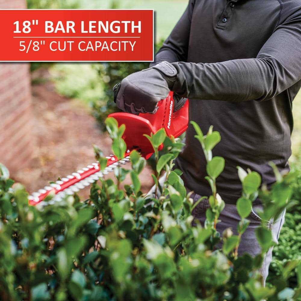 Homelite 12V Lithium 18 in. Cordless Hedge Trimmer w/ 2.5 Ah Battery & Charger