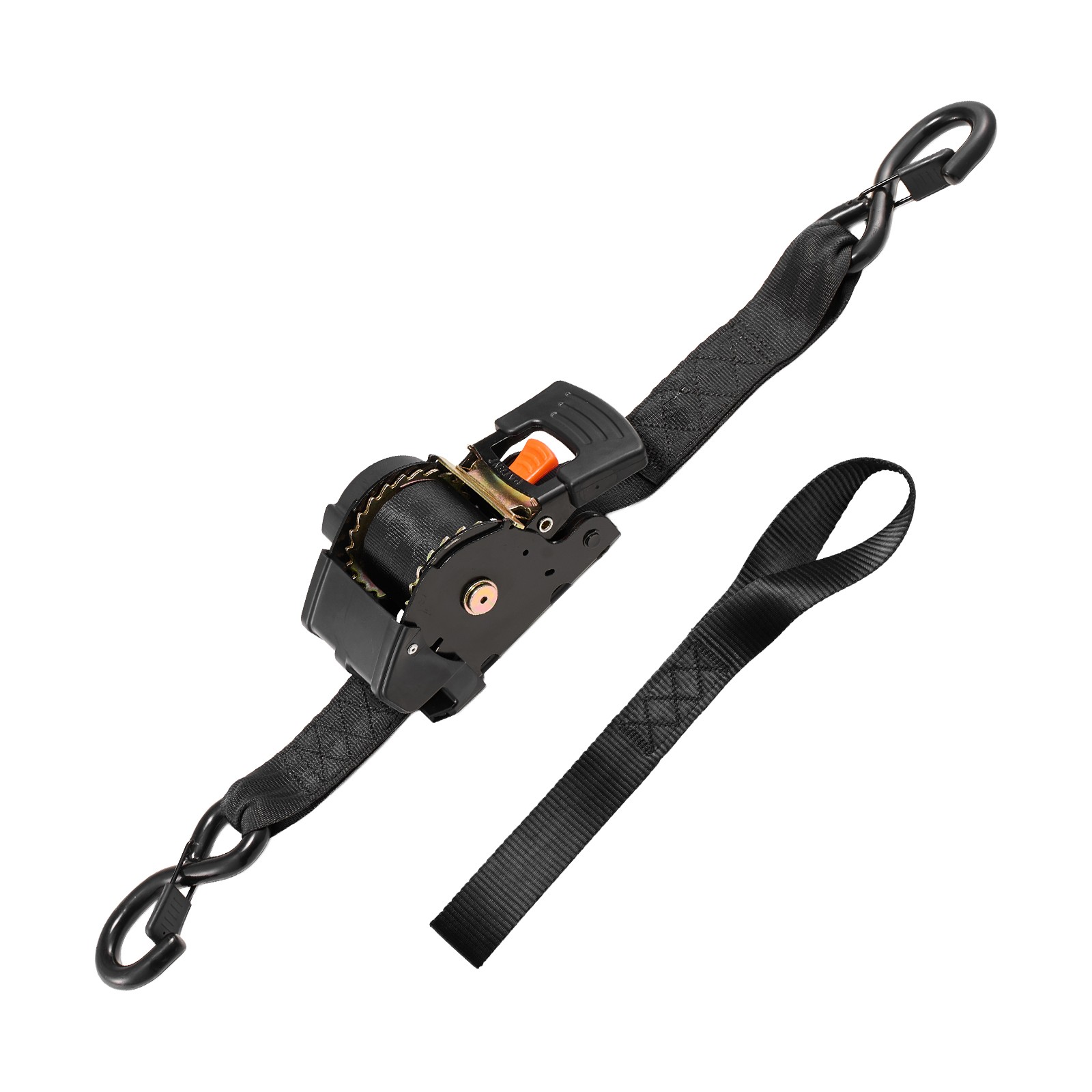 Uimoso 2 Pack 2″ x 10′ Retractable Ratchet Tie Down Straps, 3033 lbs Capacity