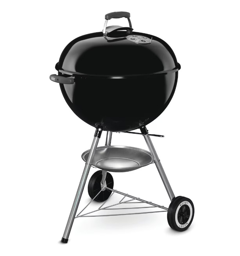 SALE! Weber Original Kettle 22-Inch Charcoal Grill, 100% AUTHENTIC, Black,741001