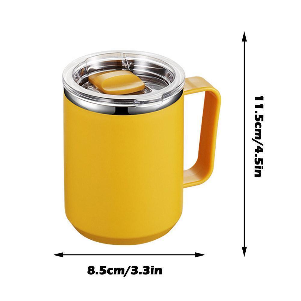Coffee Mug Stainless Steel Double Wall Insulated Tumble Travel Mug Cup Lid 2023