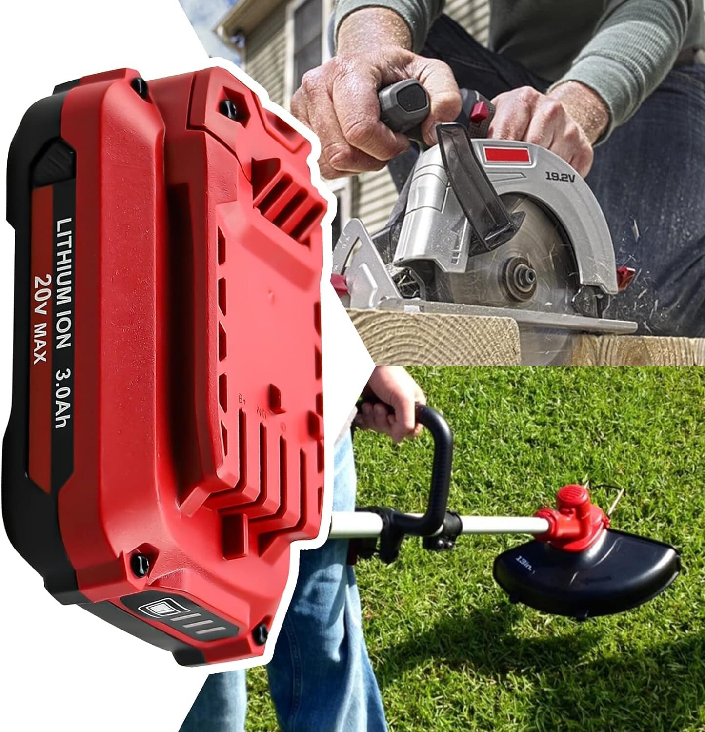 Replacement For Craftsman V20 20Volt MAX Lithium Battery and Charger CMCB204 US