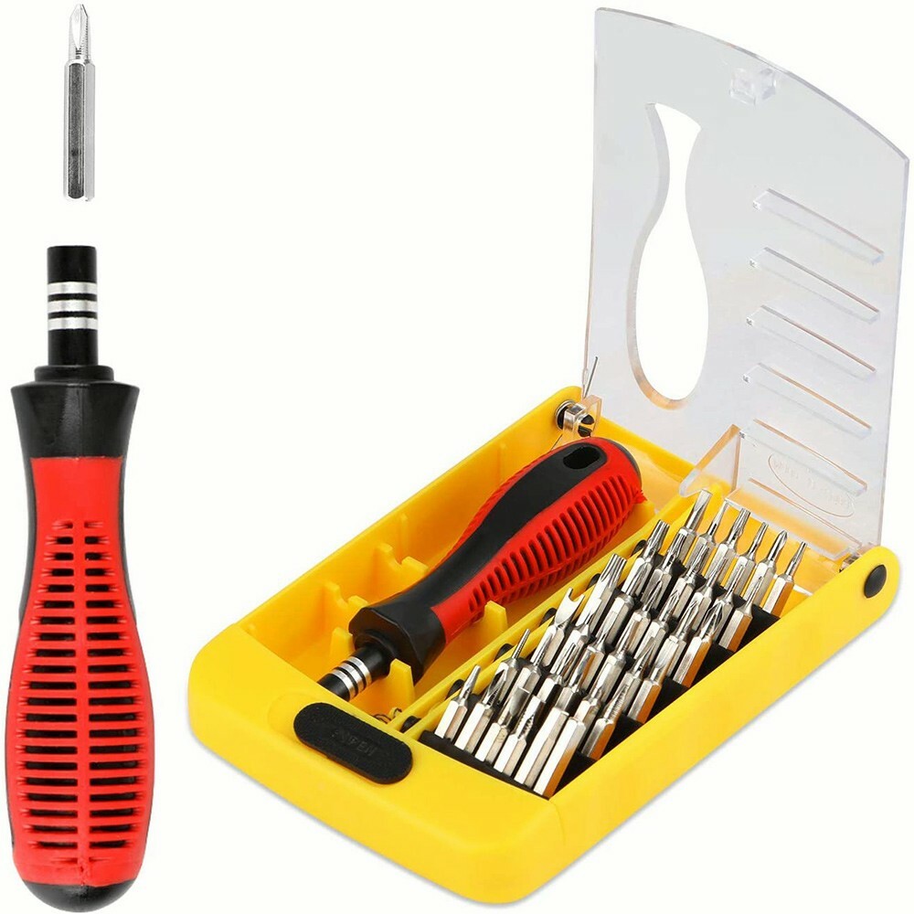 37 in 1 Magnetic Precision Screwdriver Set with Slotted Phillips Repair Tool Kit
