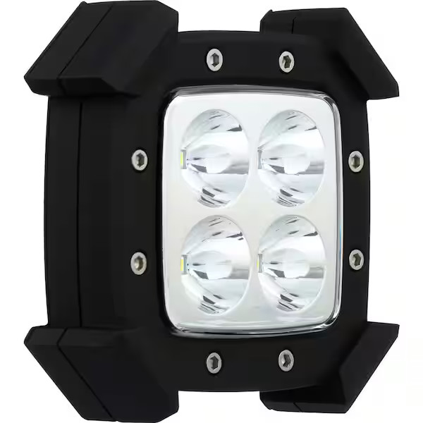 Battery Powered Magnetic LED Puck Light 2pk for Shed Pantry