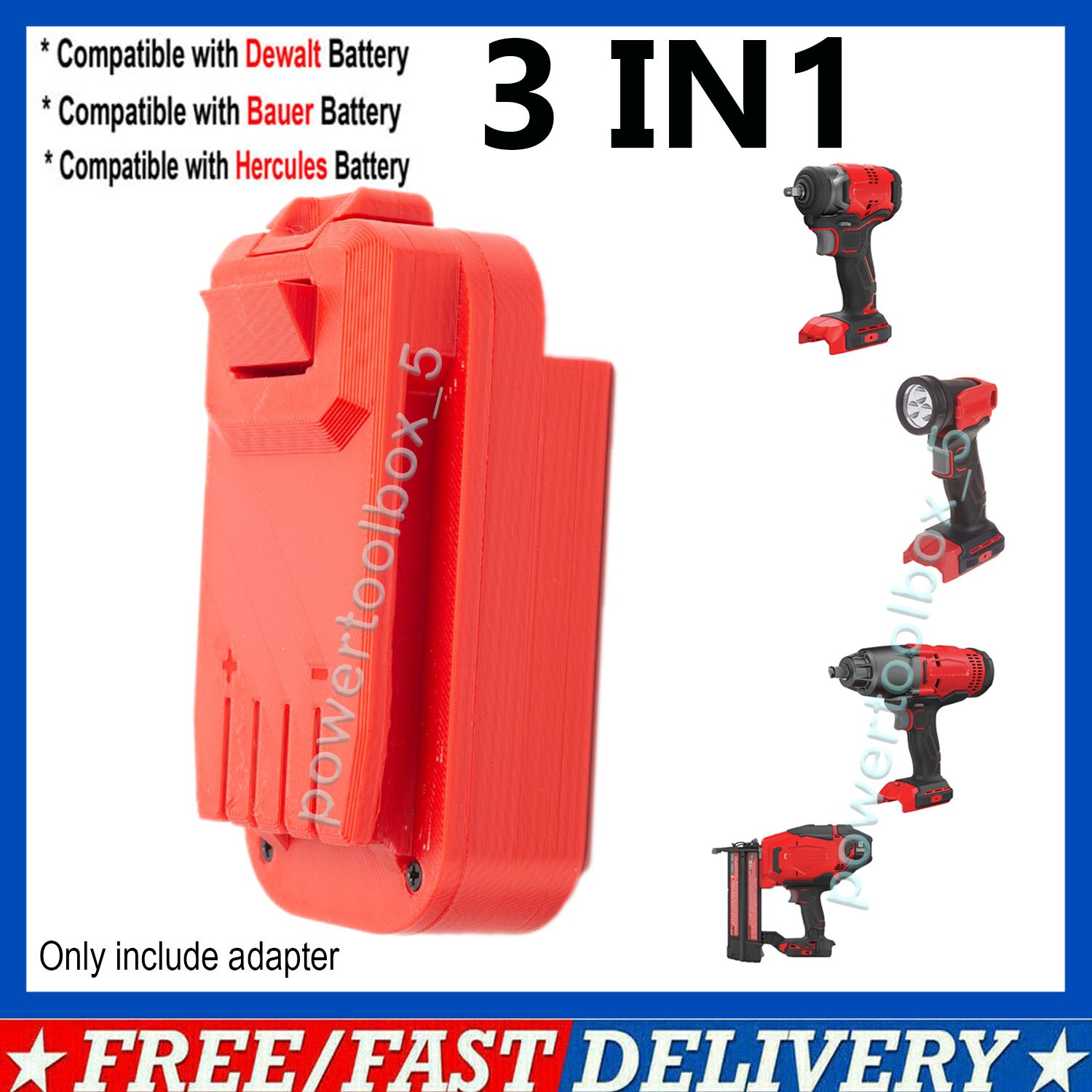 Adapter For Hercules 20V Battery Convert to for Craftsman 20V V 20 Power Tool