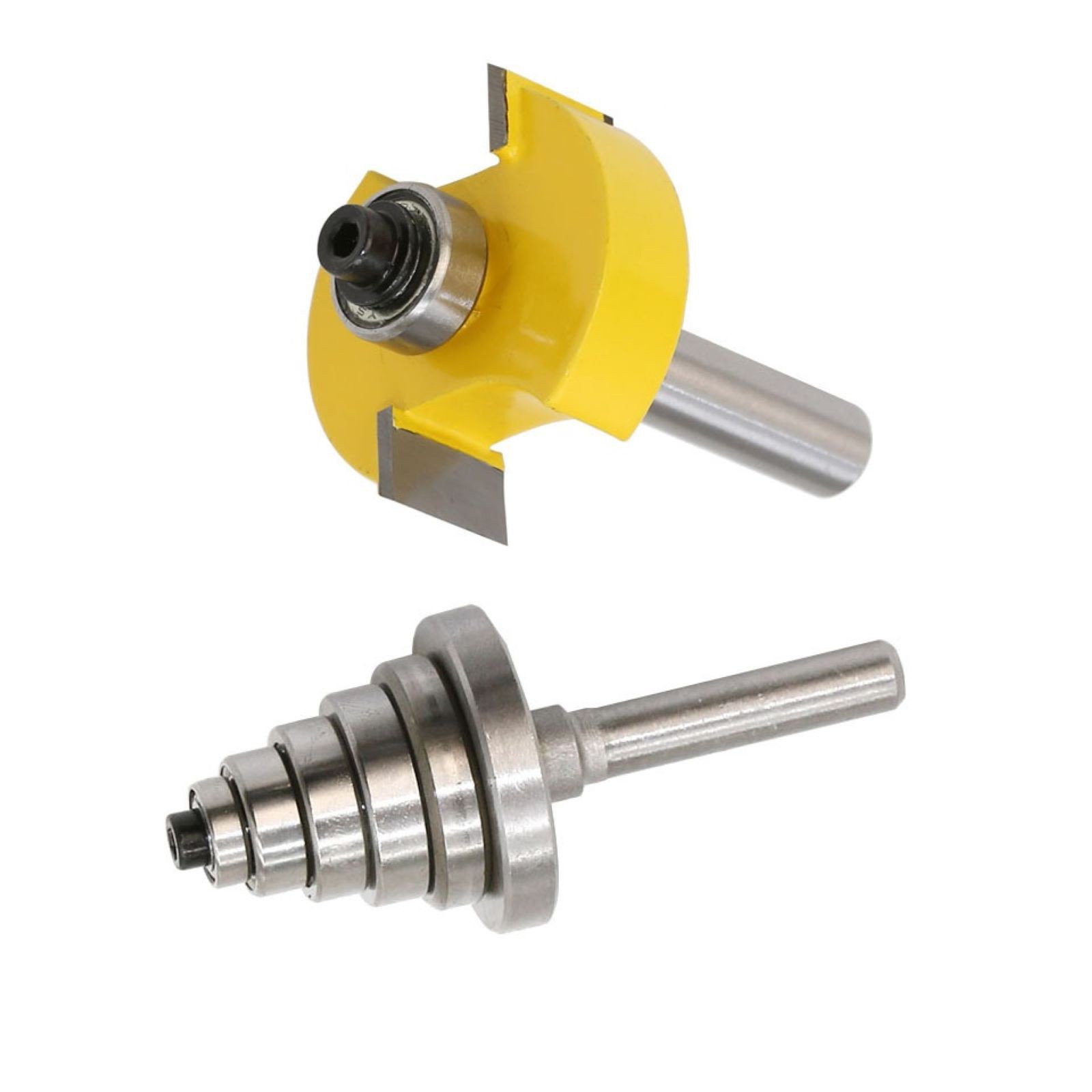 New 1/4 Inch Shank Rabbet Router Bit SetWith 1/2in (12.7mm) Cutting Width