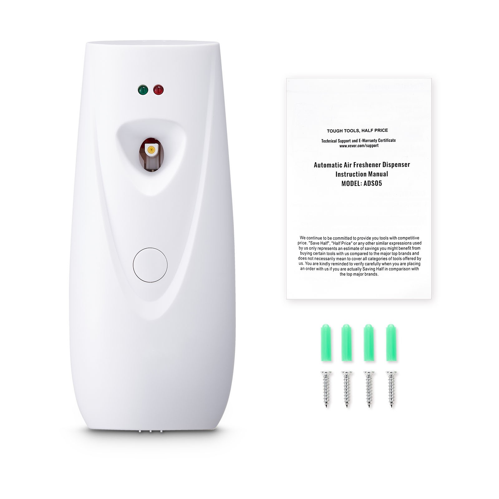 Automatic Air Freshener Spray Dispenser 4-Pack Wall Mounted or Free