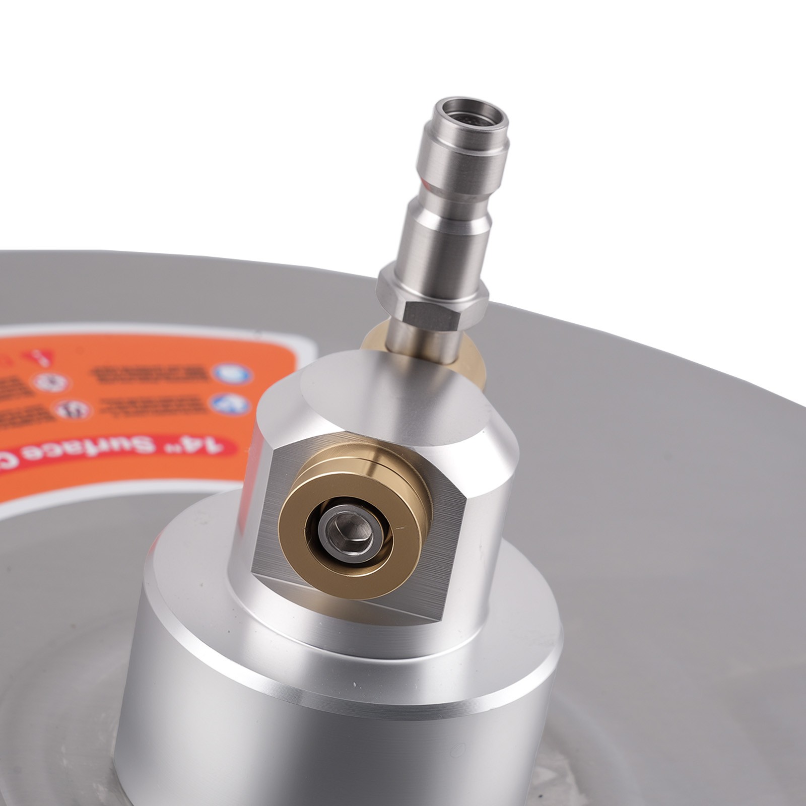 14in Stainless Steel Surface Cleaner for Pressure Washer 4200PSI 4 Wheels