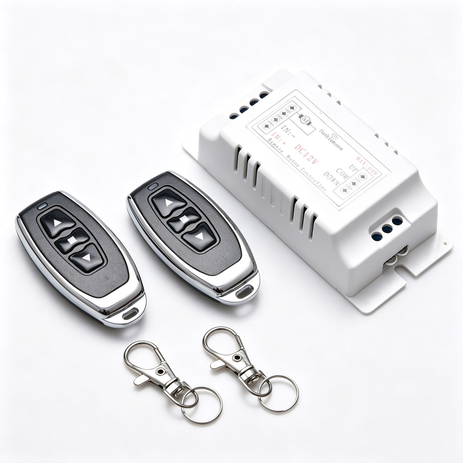 Remote Control Motor Wireless Remote Switch 12V Universal 2 Channel RF433MHz