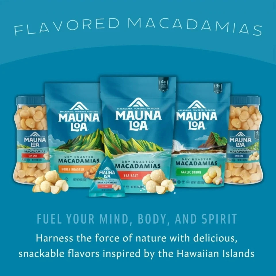Mauna Loa Sea Salt Macadamia Nuts – 4Oz Bag…