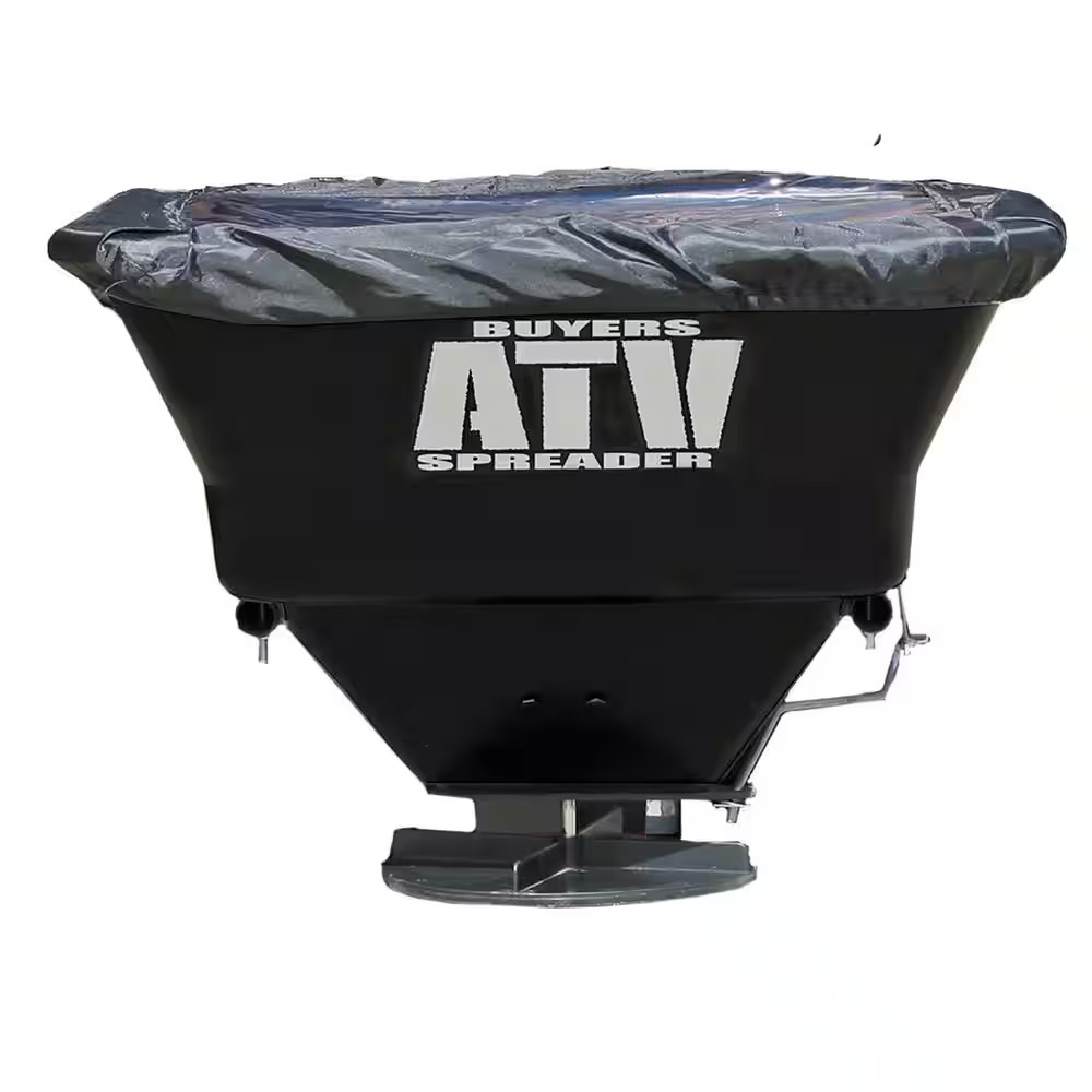 100 Lbs. Capacity ATV Mounted All Purpose Broadcast Spreader for Rock Salt, Feed