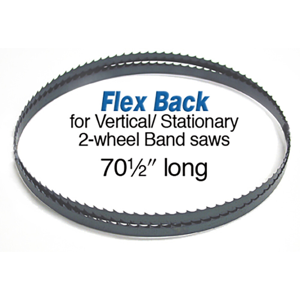 70-1/2″Olson Hard Edge Flex Back Band Saw Blade 1/2″ .025″ 3 HOOK FB23170DB USA