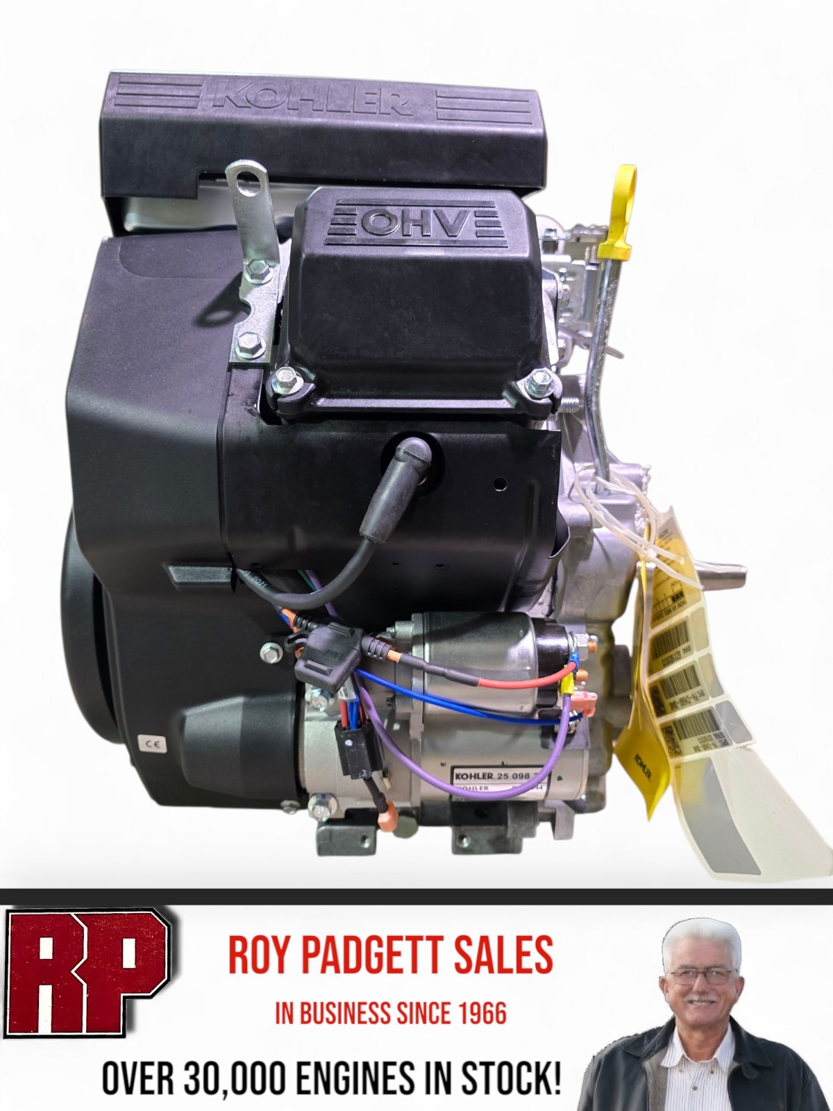 CH680-3048 Kohler 22.5HP Command PRO Tapered Horizontal Generator Engine