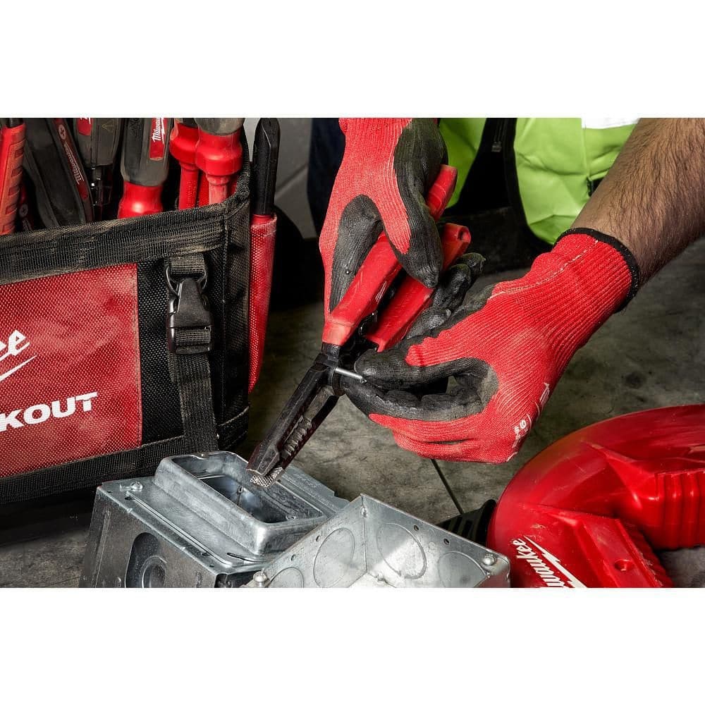 Milwaukee 9 in. 7-in-1 High Leverage Combination Wire Stripper/Cutter Pliers
