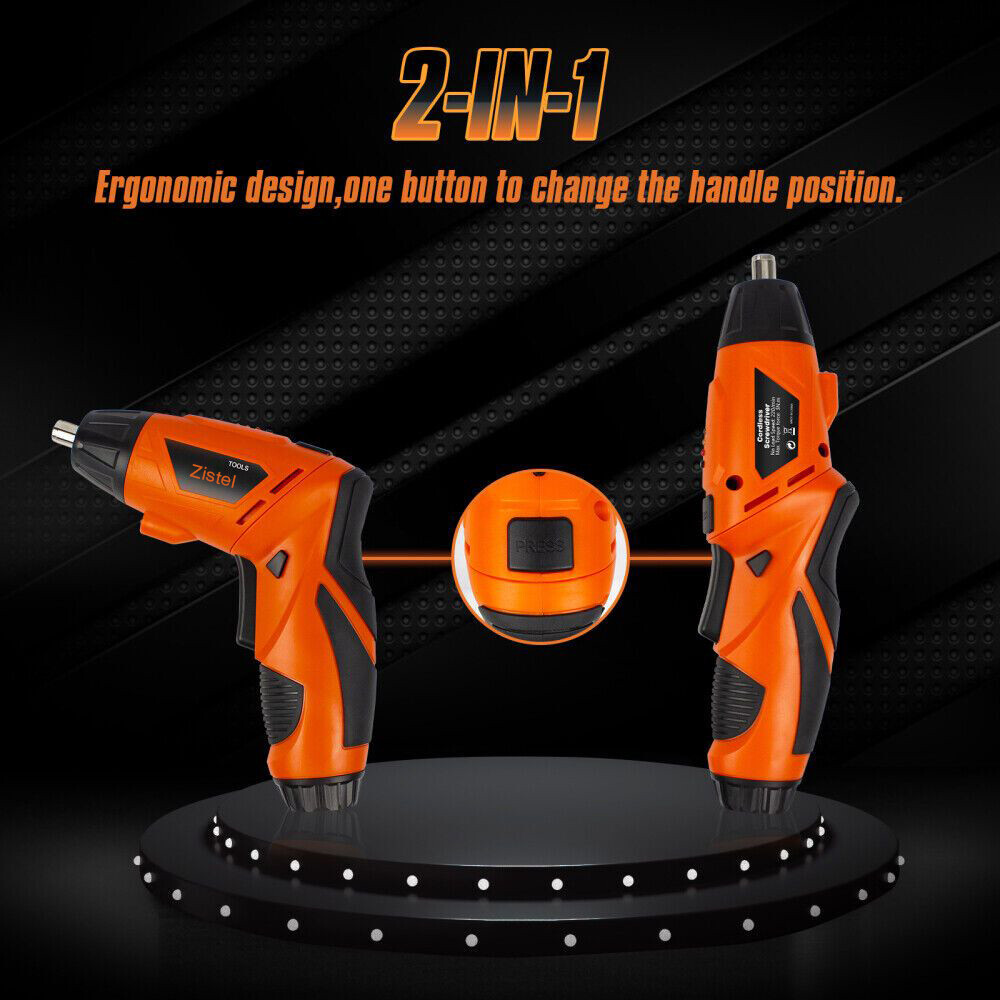 48IN1 Cordless Electric Screwdriver Rechargeable Drill Driver Power Tool Bit Set