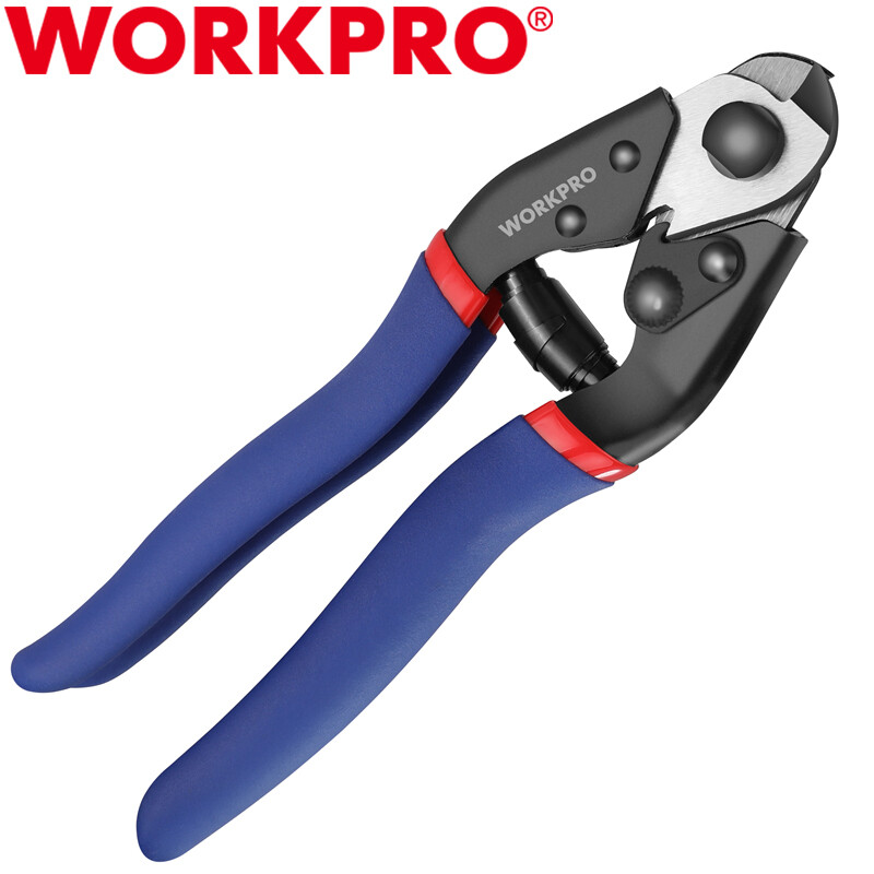 WORKPRO 7.5″ Cable Cutter Heavy Duty Wire Rope Cutter Chrome Vanadium Steel Jaws