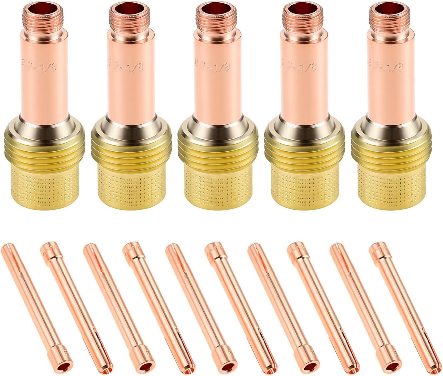 1/8″(3.2mm) TIG Welding Consumables Kit for WP-17/18/26 Series Torches | 5PCS