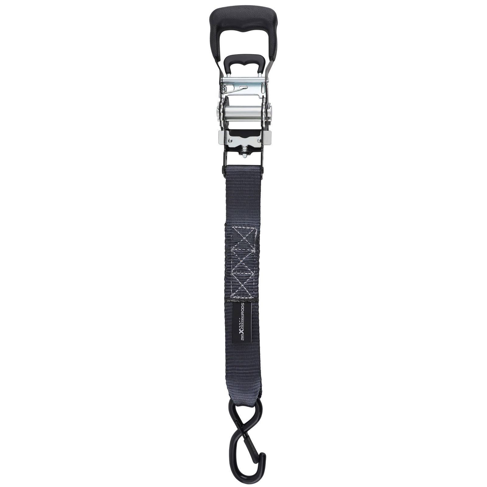 4 Pack Retractable Ratchet Tie Down Straps 1.6” x 8′ 5208 lbs Heaty Duty Black