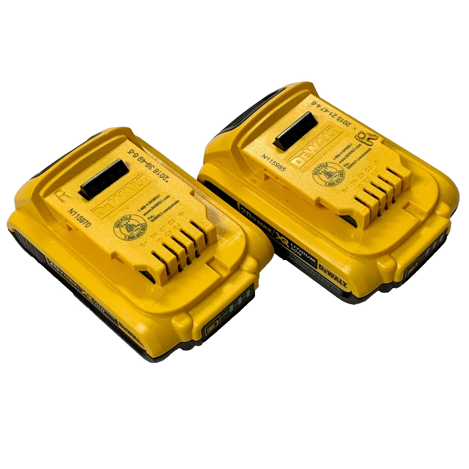 DEWALT DCB203-2 20V MAX 20-Volt Compact 2.0Ah Li-Ion Tool Battery 2-Pack 0007