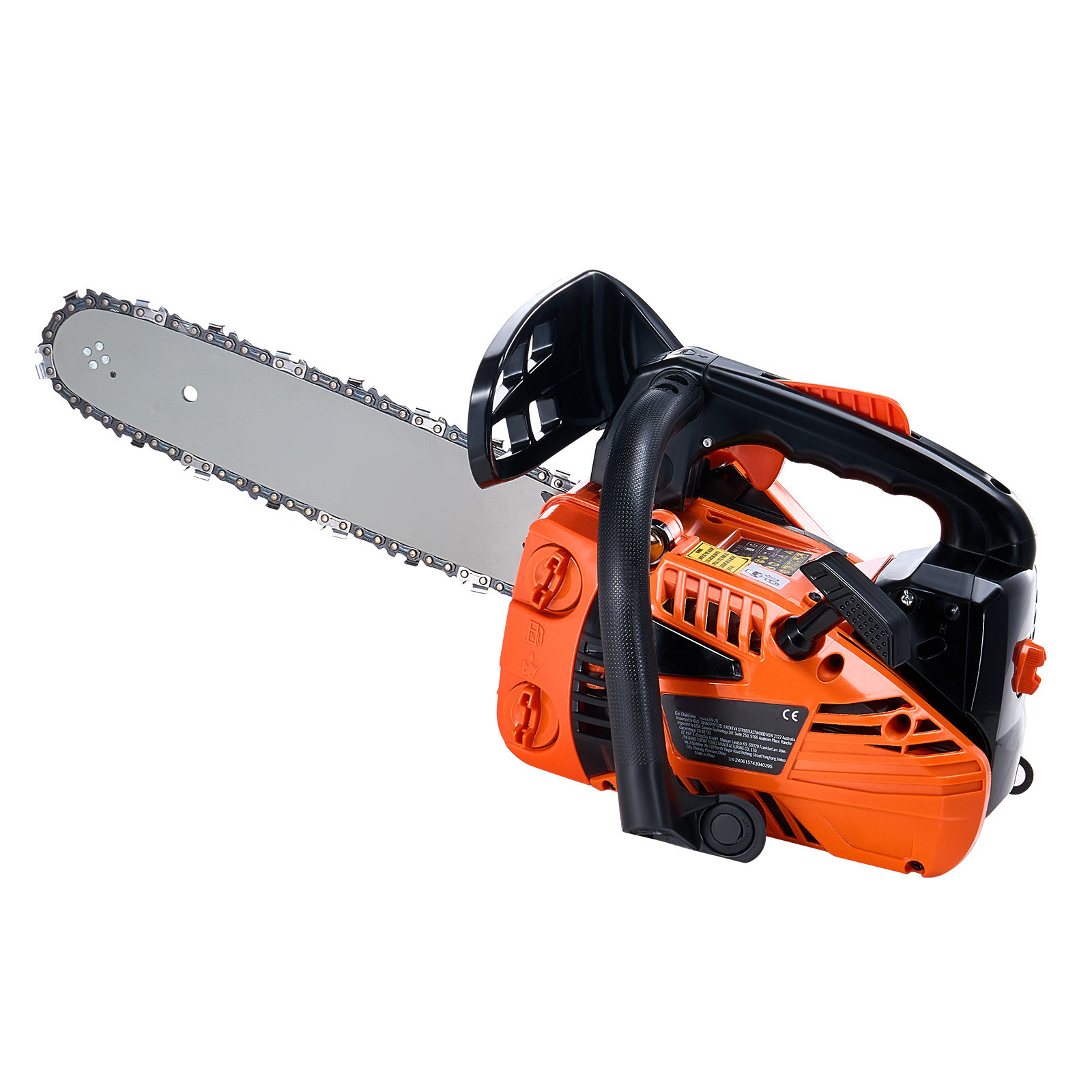 VEVOR 25.4CC 12″ Gasoline Chainsaw Powered Wood Cutting Engine Gas Chain Saw