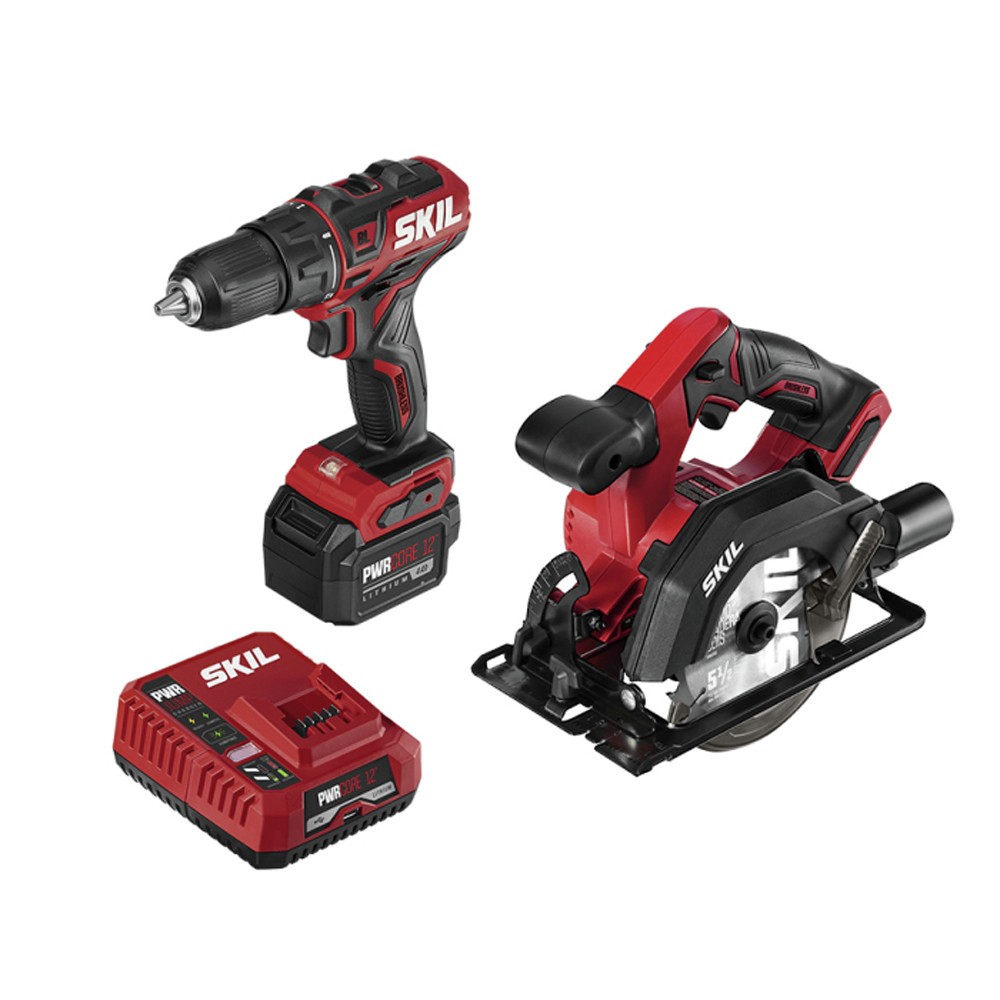SKIL CB742701 Power Tool Sets Cordless PWR CORE 12 Brushless 12-Volt Drill