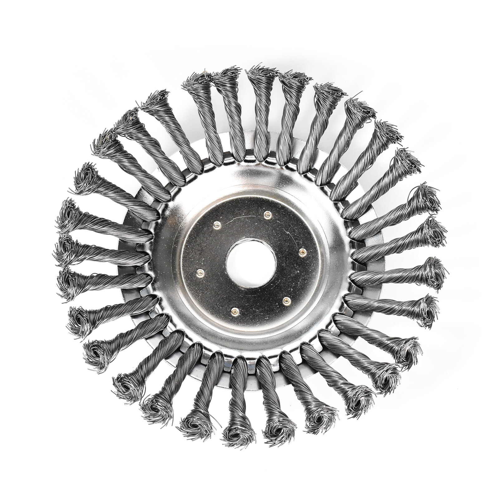 6 8 10 inch Steel Wire Wheel Brush Cutter Weed Eater Trimmer Head w/ Adapter Kit