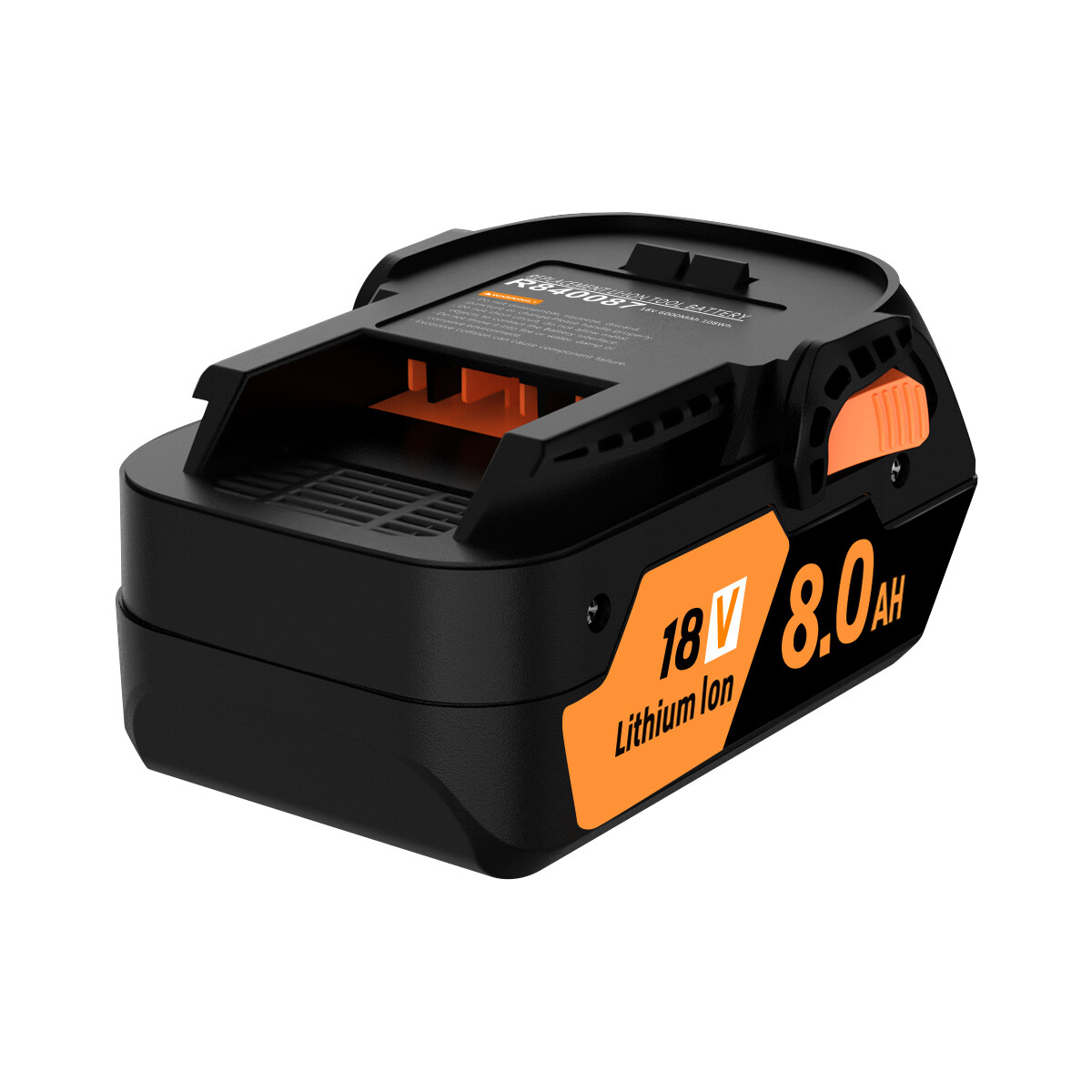 PACK For Ridgid R840087 8.0Ah Lithium Battery Rigid 18 Volt R840085 Power Tools