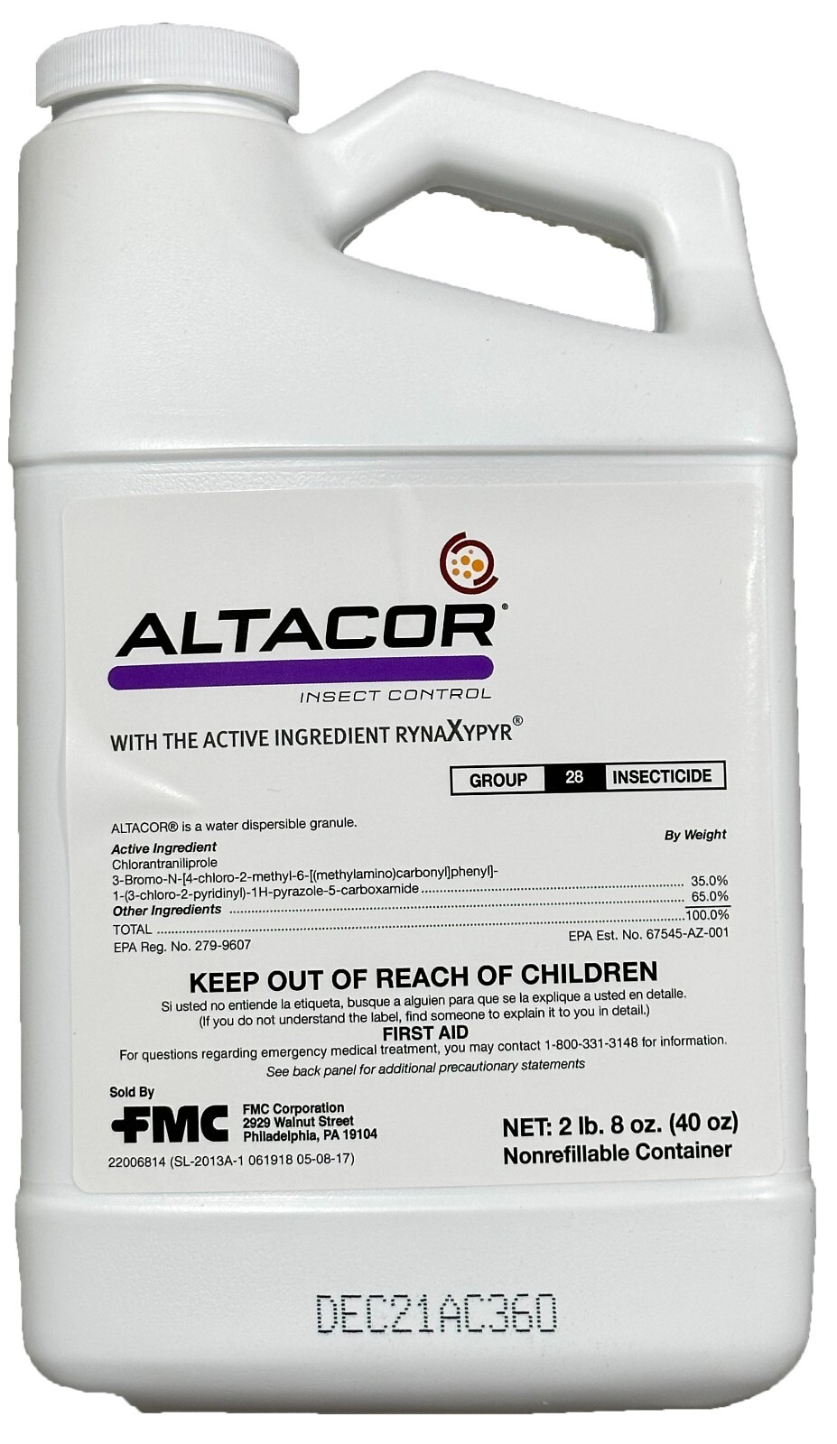 Altacor Insecticide – 40 Ounces