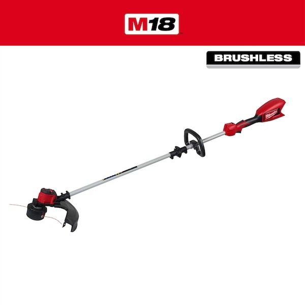 Milwaukee Tool 2828-20E String Trimmer, 9.1 Lb, Cordless, 18V Dc