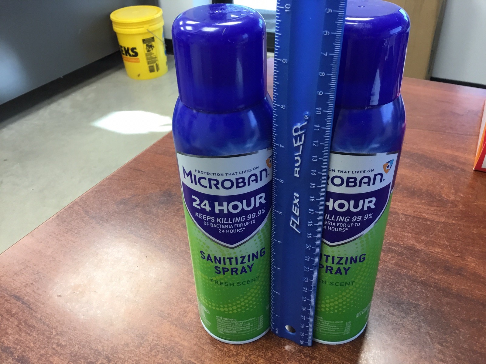 FREE SHIP 2 Microban 24 Hr Disinfectant Sanitizing Spray 15 Oz Cans Fresh Scent