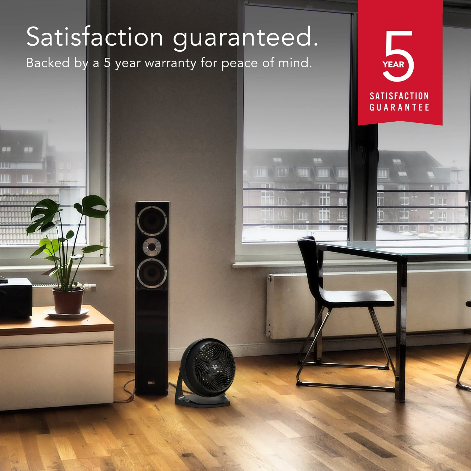 Bestseller! Vornado 62 Whole Room Air Circulator Fan with 3 Speeds, Black NEW