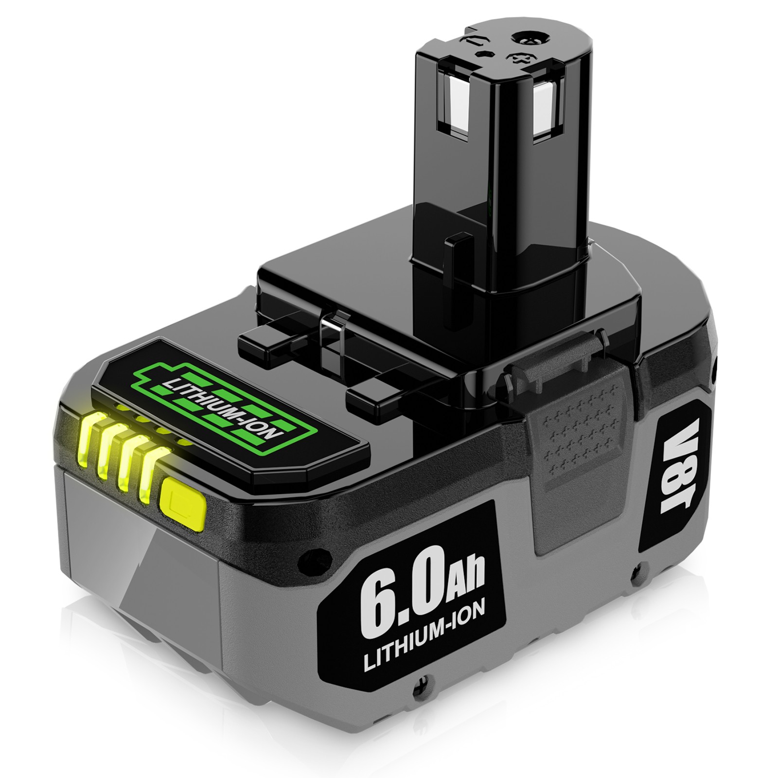 1~2X 6.0Ah for RYOBI P108 18V 18 Volt One Plus High Capacity Lithium-ion Battery