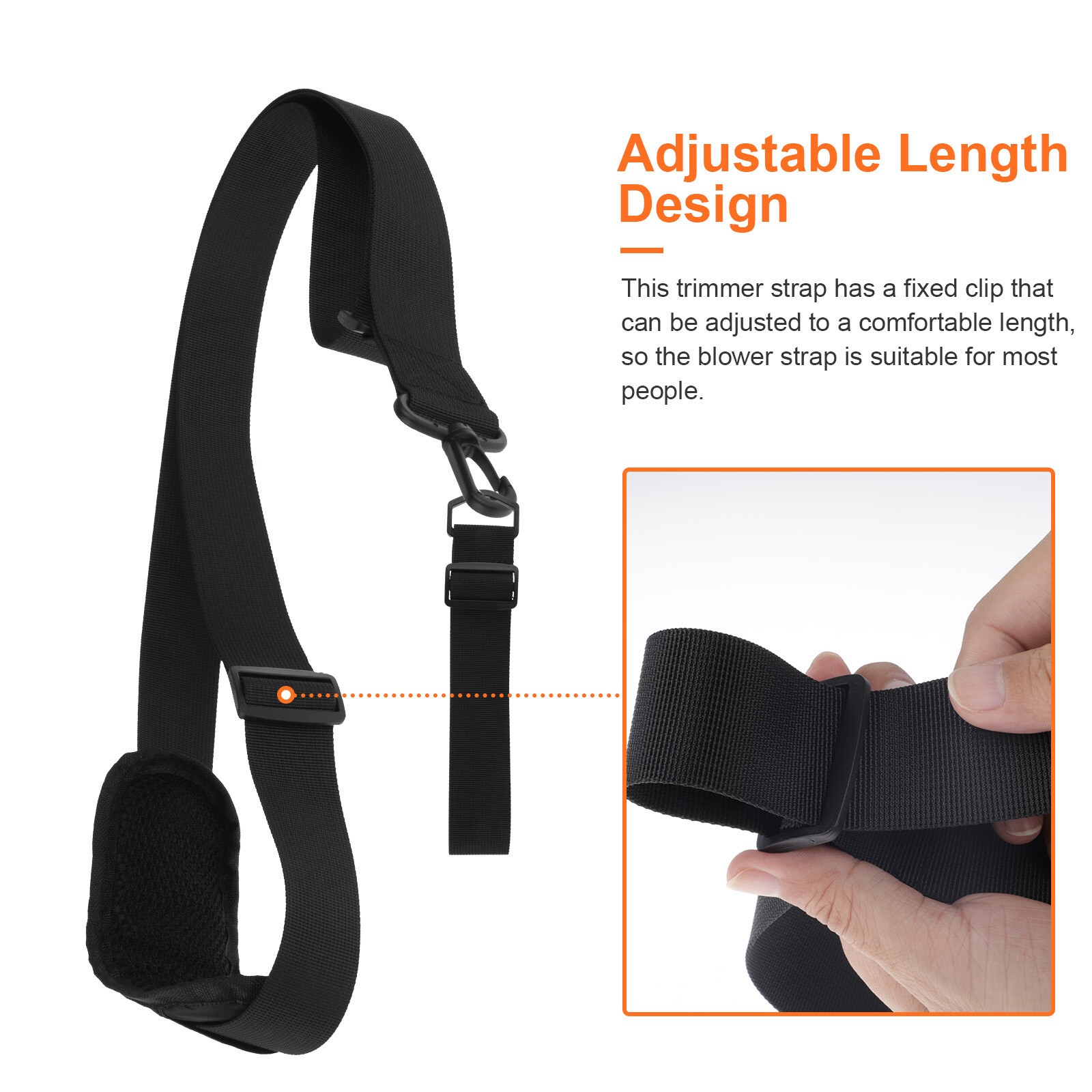 Universal Adjustable Trimmer Shoulder Strap Harness for Weed Eater Grass Edger
