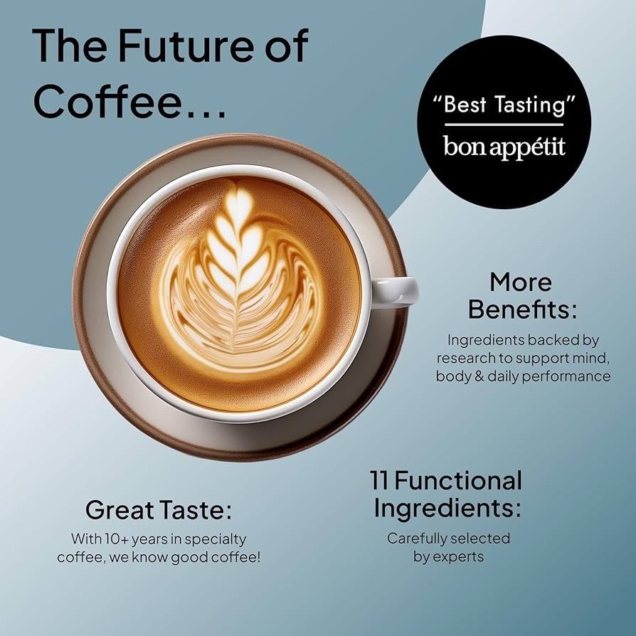 Atlas+ Coffee Superblend– Instant Mushroom Coffee with Lion’s Mane Exp ‘27-28