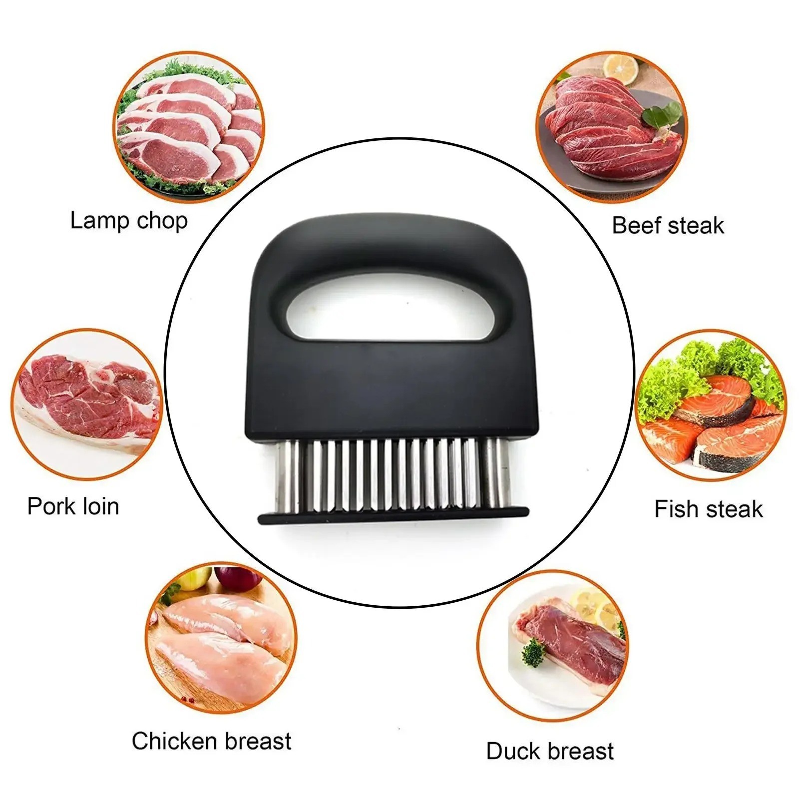 48 Blade Meat Tenderizer Needle Steak Softener Kitchen Cooking Tool