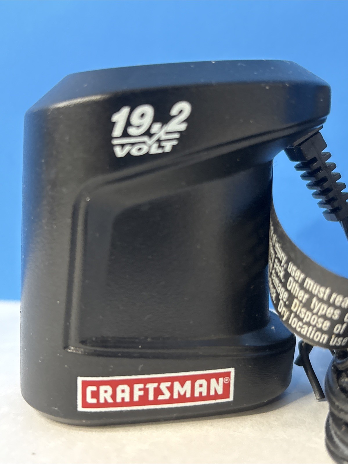 Craftsman 19.2V Volt C3 Power Tool Battery Charger 140107001 Black