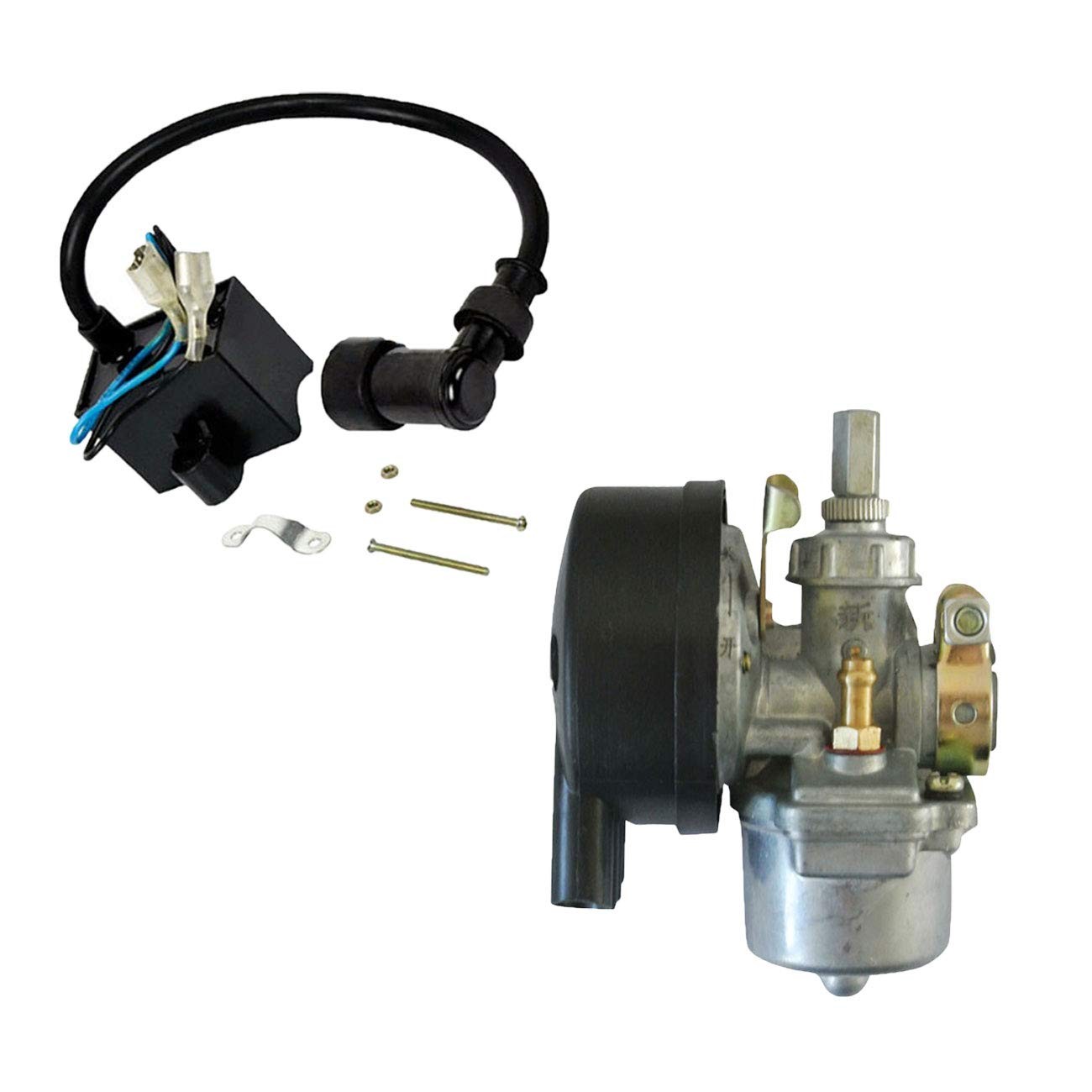 Bike Engine Carburetor For 2 Stroke 49cc 50cc 60cc 66cc 80cc Bicycle Motorized E