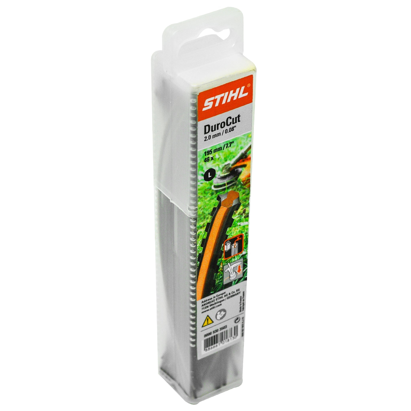 Genuine OEM Stihl 0000 930 3503 DuroCut .080 Serrated Trimmer Line 2.0mm/0.08″