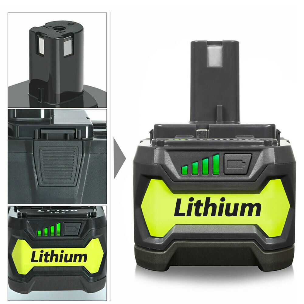5.0Ah 18V Battery P108 One Plus For RYOBI 18 Volt High Capacity Lithium-Ion New