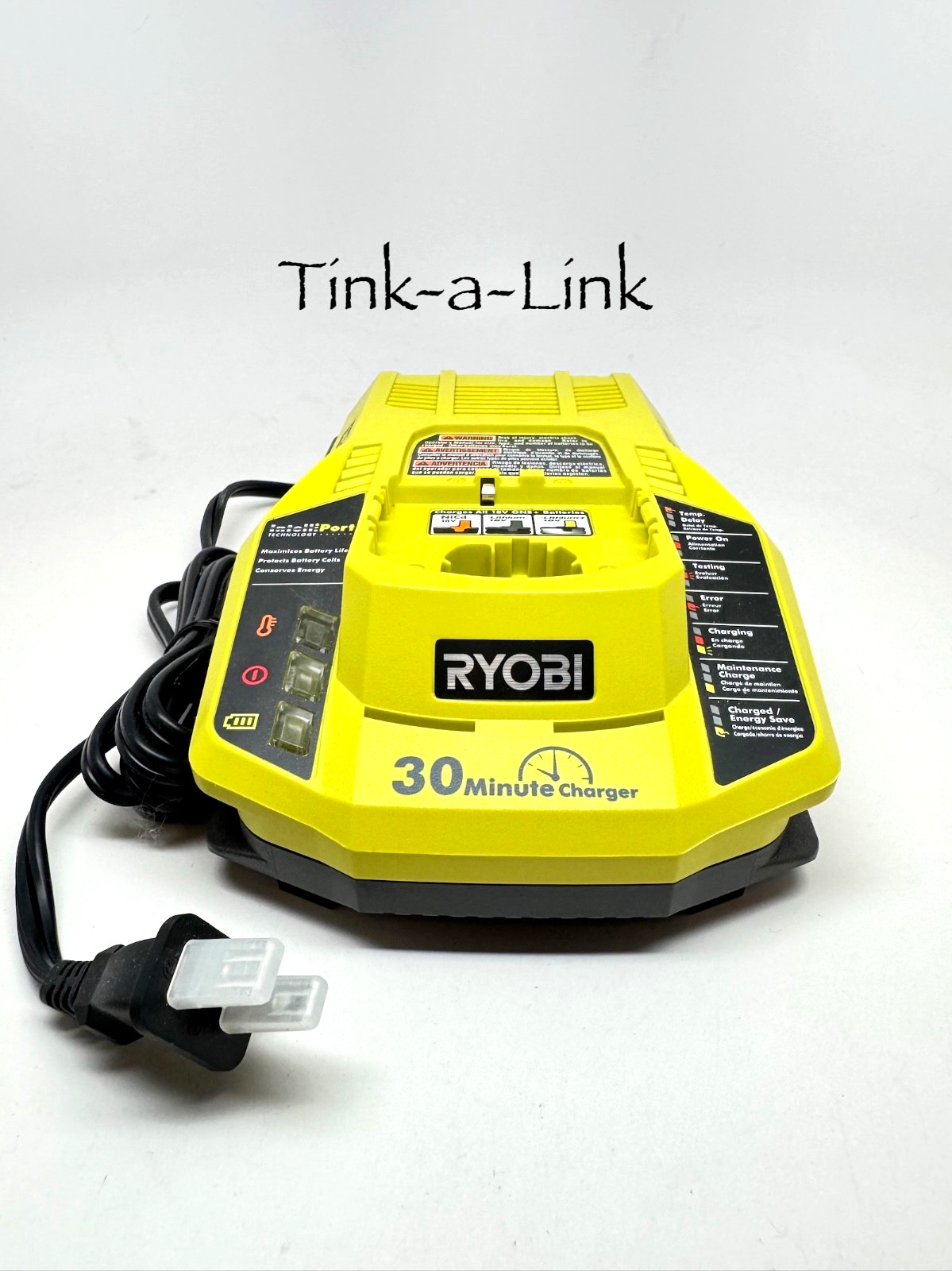 Genuine RYOBI 18V Battery Charger P117 ONE+ OEM 30 Minute Fast Charger
