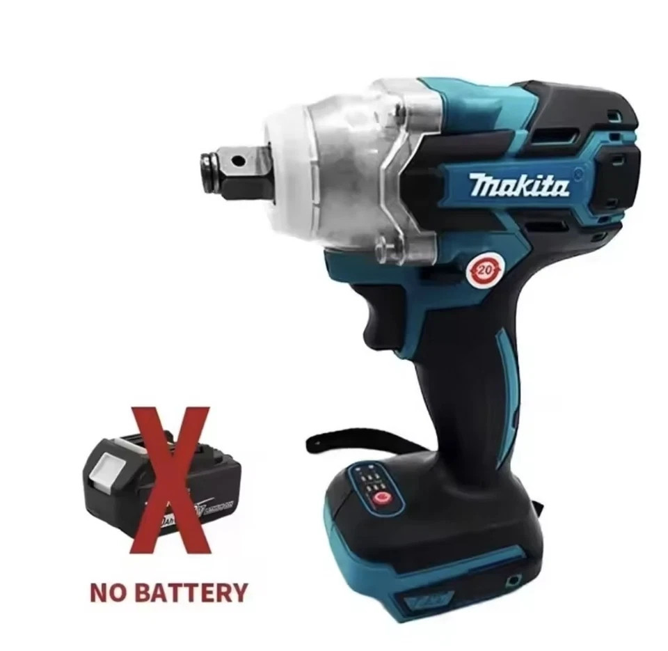 ​Makita DTW600 18V 1/2″ Sq. 1/4″ Hex Brushless Impact Wrench Driver 500 Nm Tool