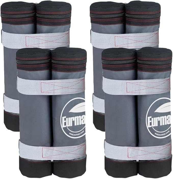 Eurmax Pro Sand Weight Bags for Pop up Canopy Outdoor ,Set of 4,Without Sands