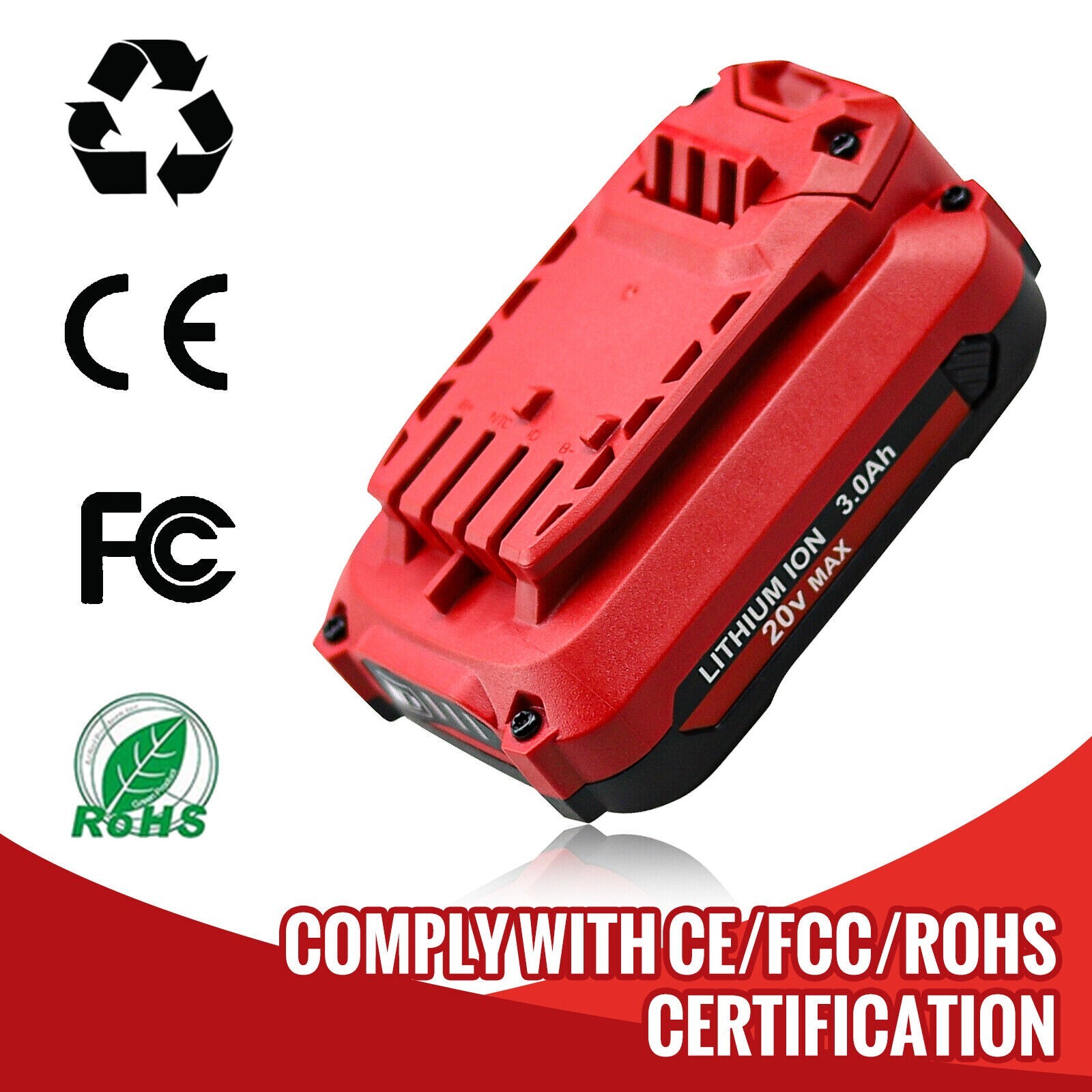 2PACK For Craftsman V20 20 Volt MAX Lithium Battery CMCB204 CMCB202 CMCB201 TOOL