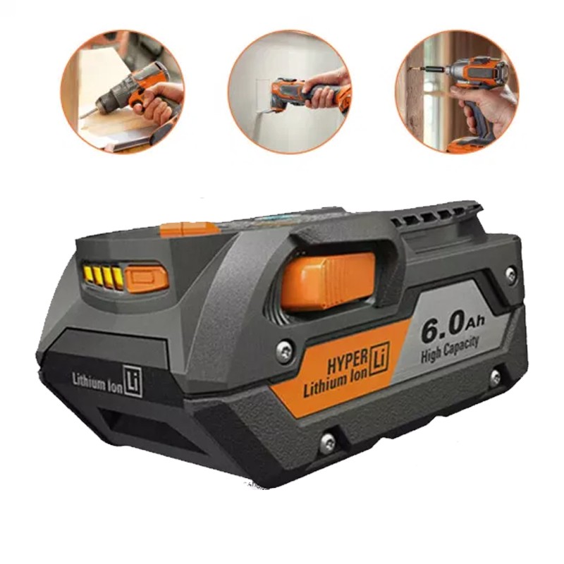 1/2PACKS For Ridgid 18V R840085 8.0Ah Lithium-ion Battery Rigid 18Volt R840087