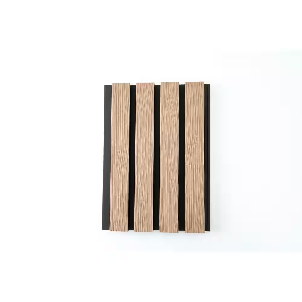 9.8 In. X 107 In. X 1 In. 4 Grid Composite Cladding Siding Outdoor Wall Panel in